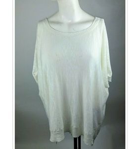Elleen Fisher white top size 3x